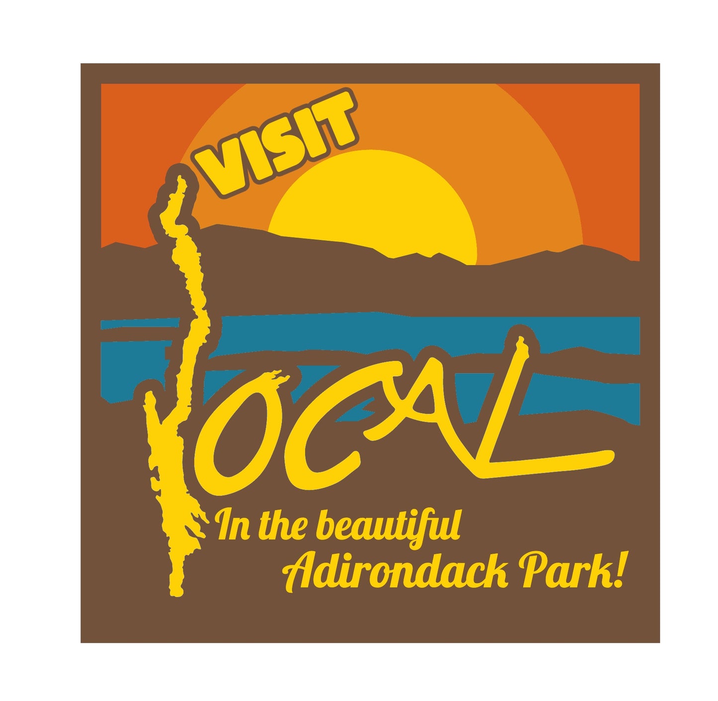 Retro Park Sticker