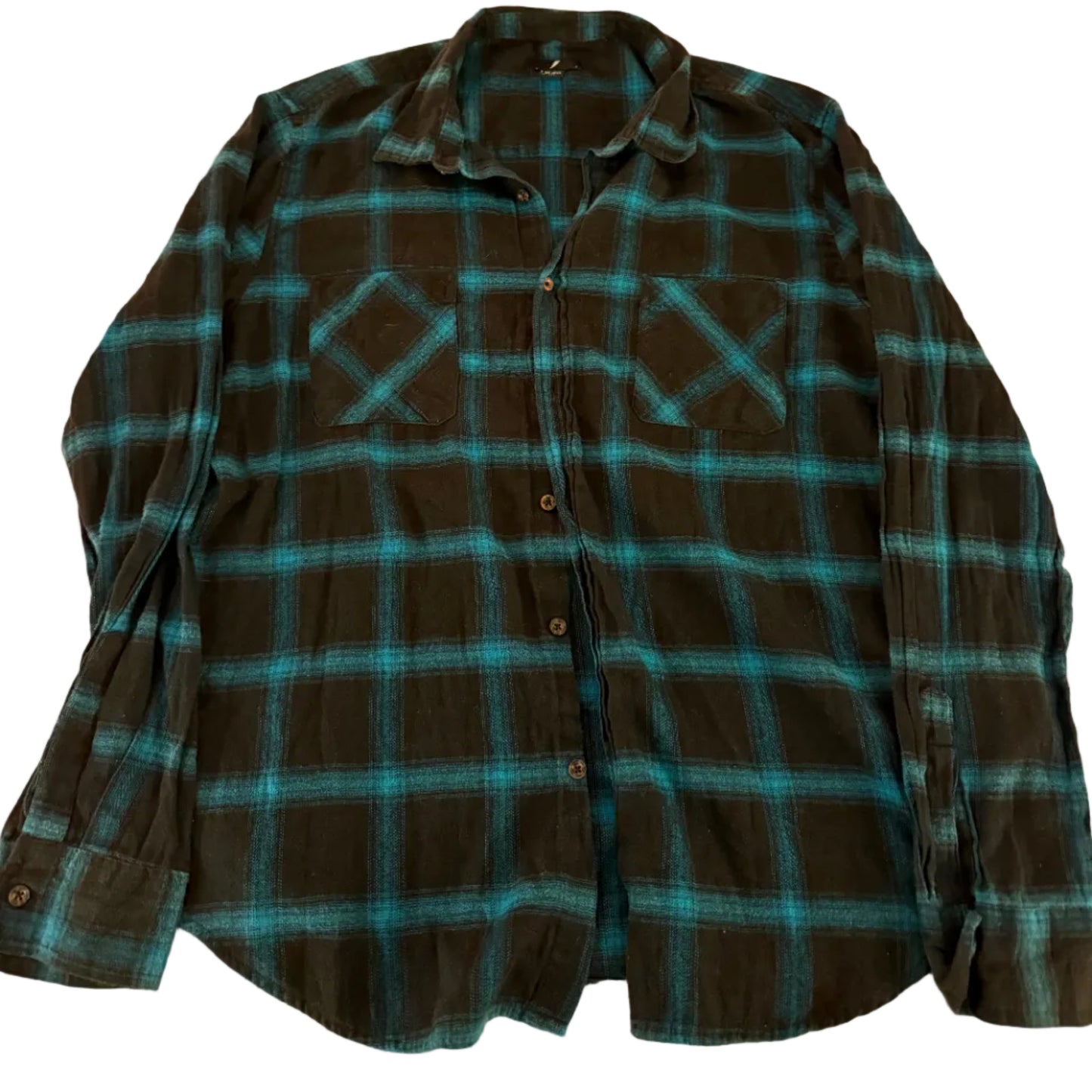 Dark Green/Black Vintage Flannel