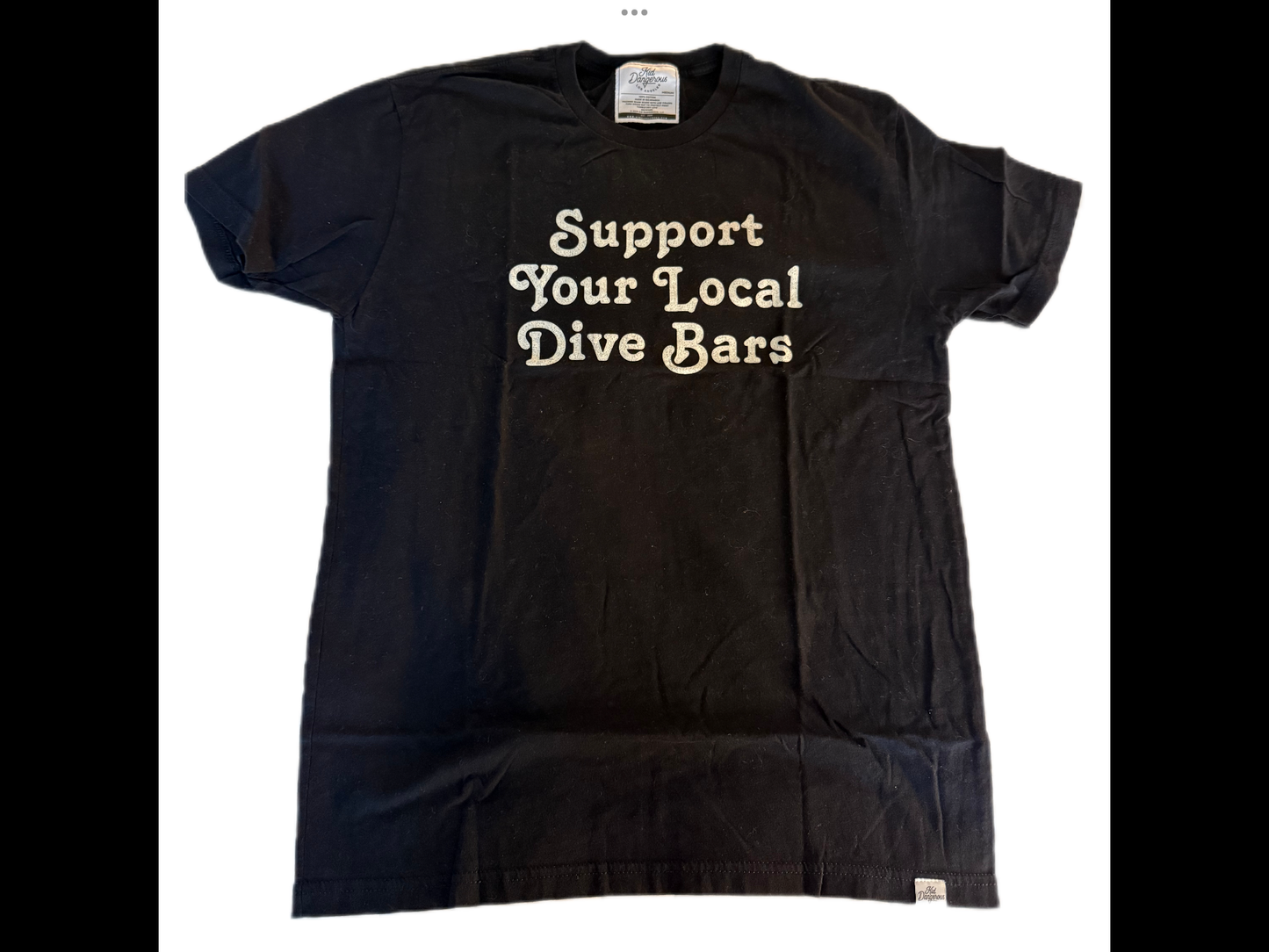 Support Your Local Dive Bars vintage tee