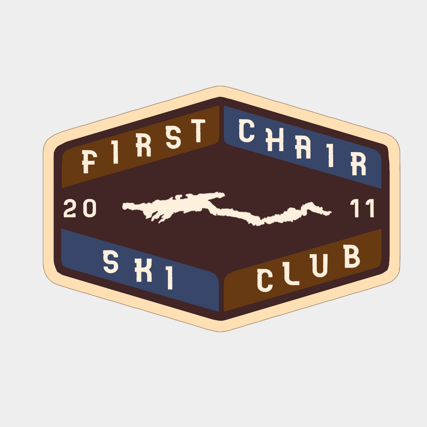 First Chair Brown Sticker