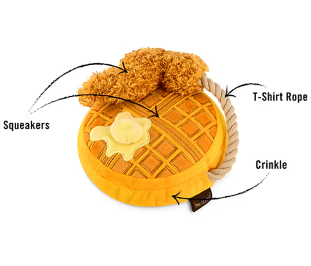 Chicken & Woofles Dog Toy