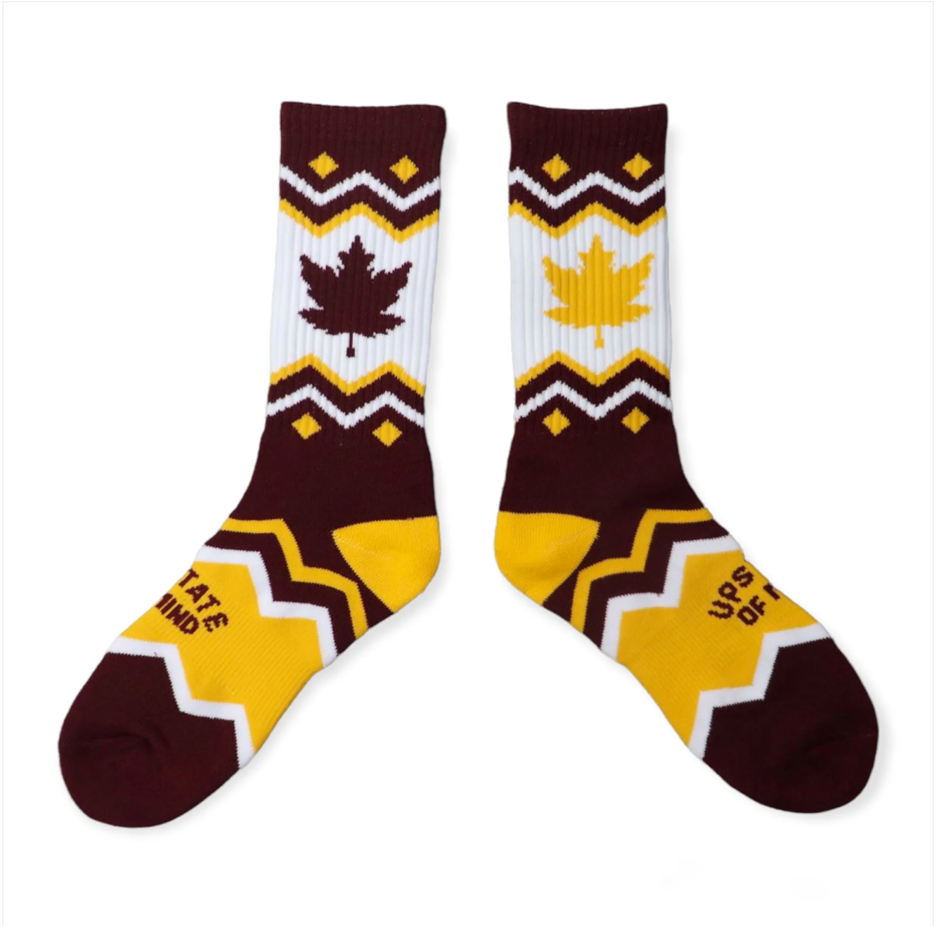 Maple Leaf Socks by Upstate of Mind