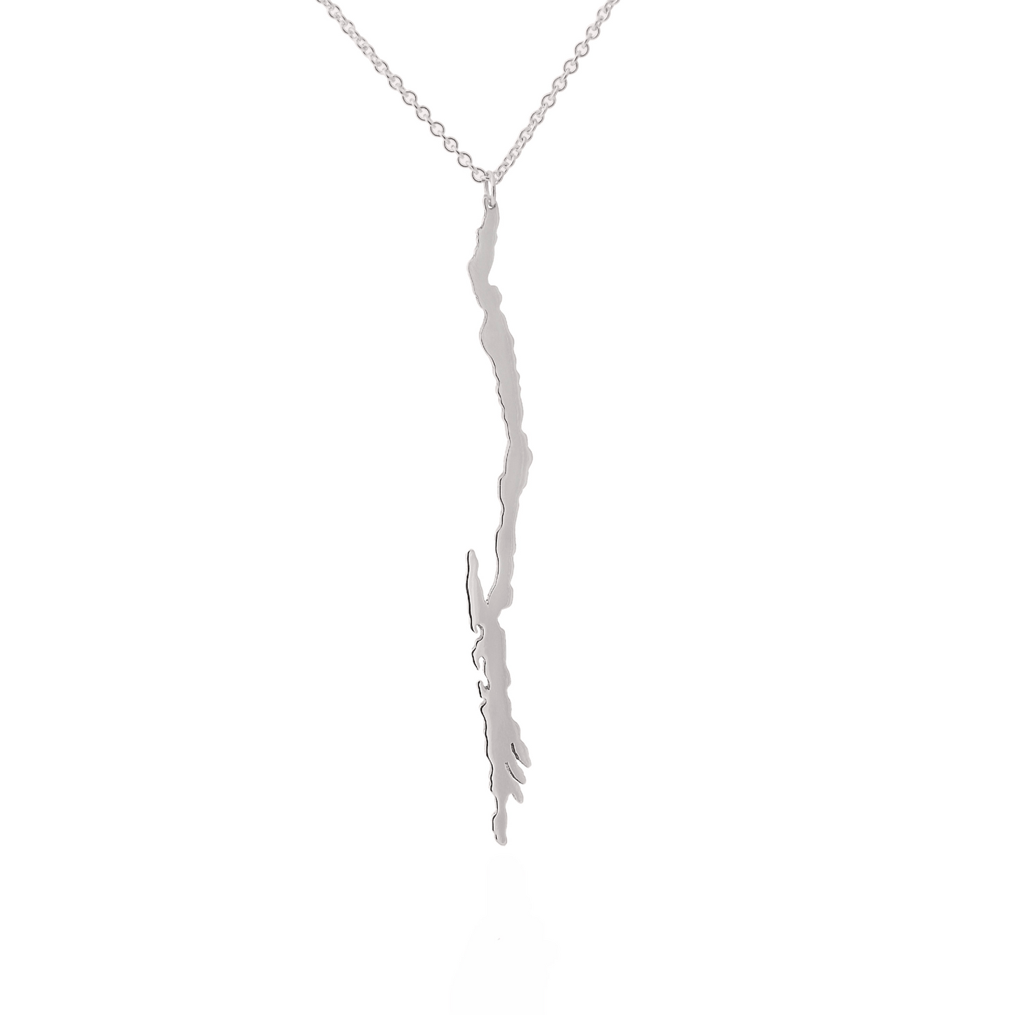 Lake George Necklace Silver