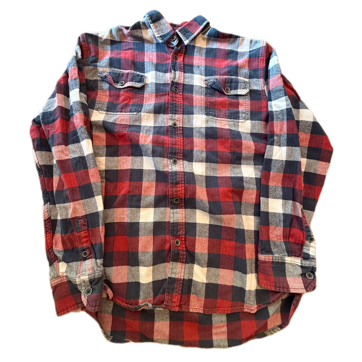 Red/Navy Vintage Flannel