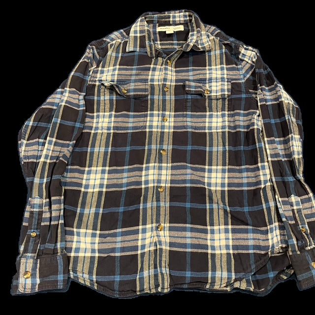 Blue Old Navy Vintage Flannel