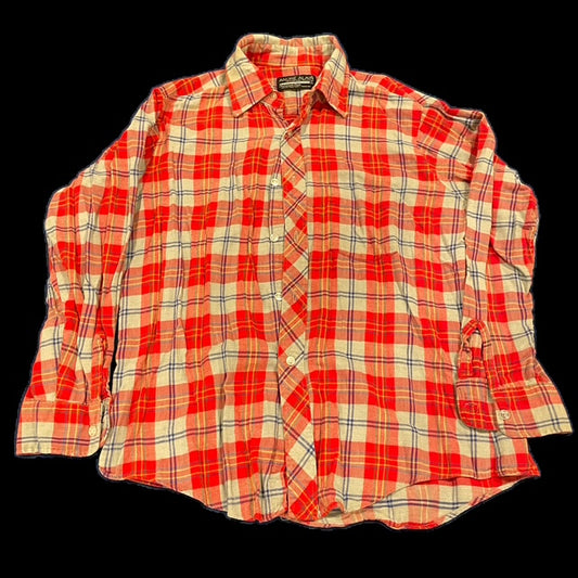 Red & Grey Andre Alain Vintage Flannel