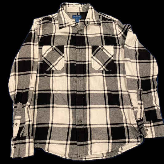 Black & White Arizona Vintage Flannel