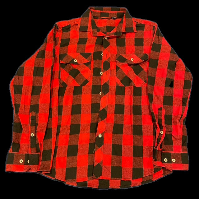 Red & Black Vintage Flannel