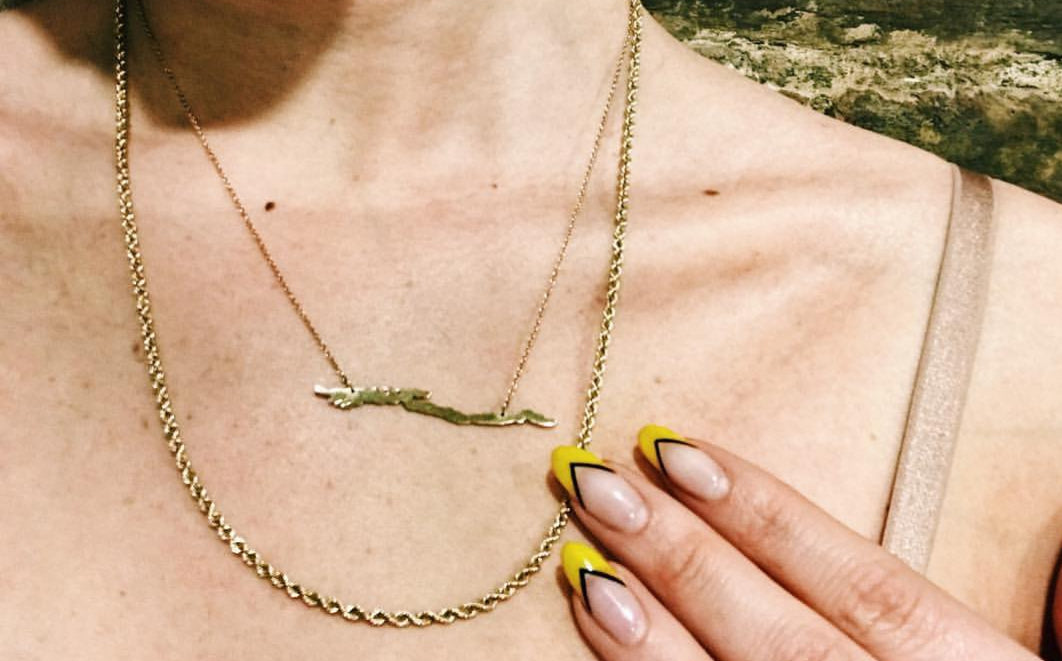 Lake George Necklace Gold