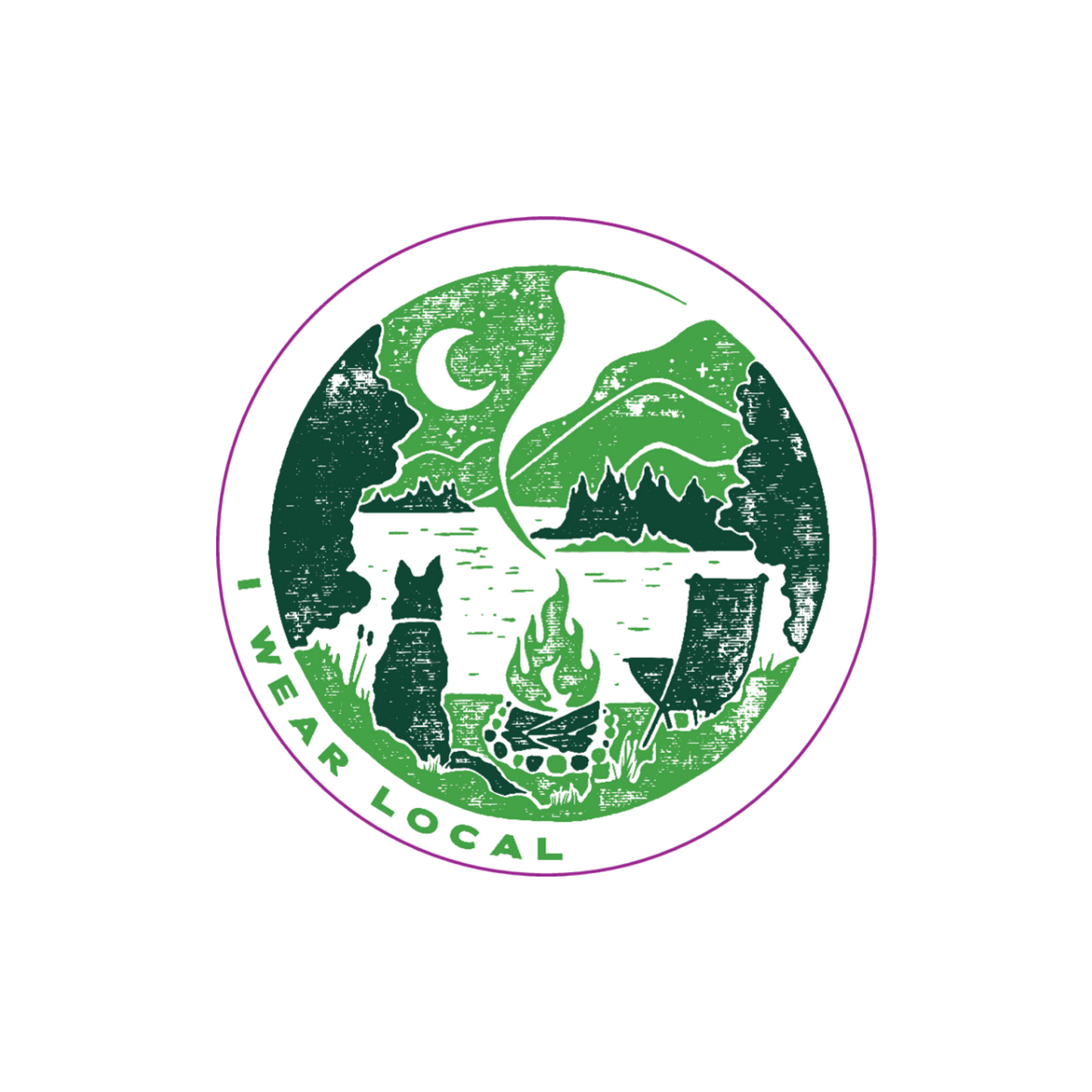 Camping Sticker
