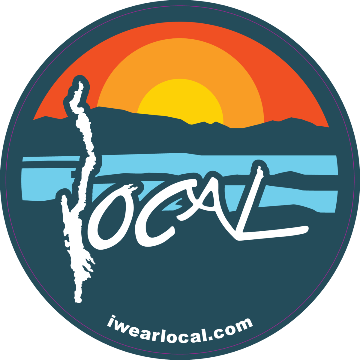 Local Blue Sticker
