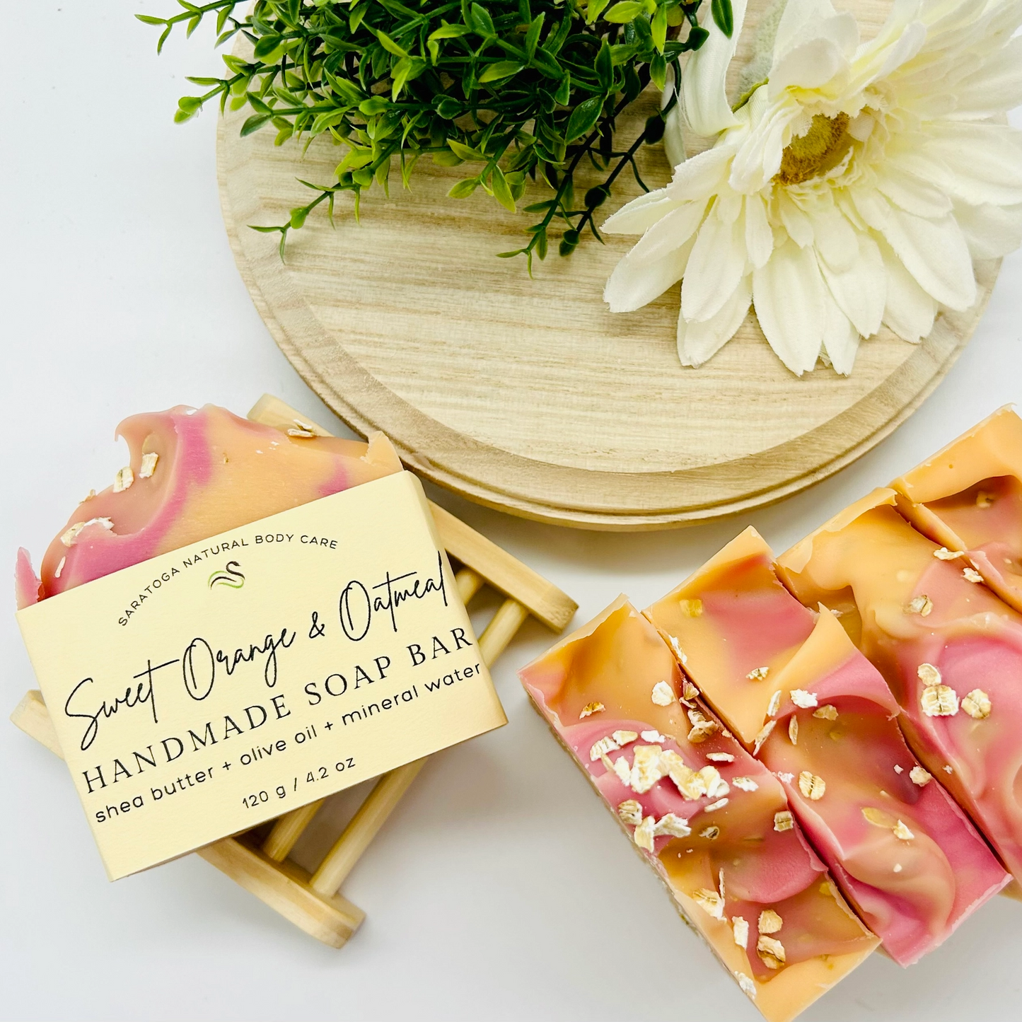 Sweet Orange & Oatmeal Handmade Soap Bar