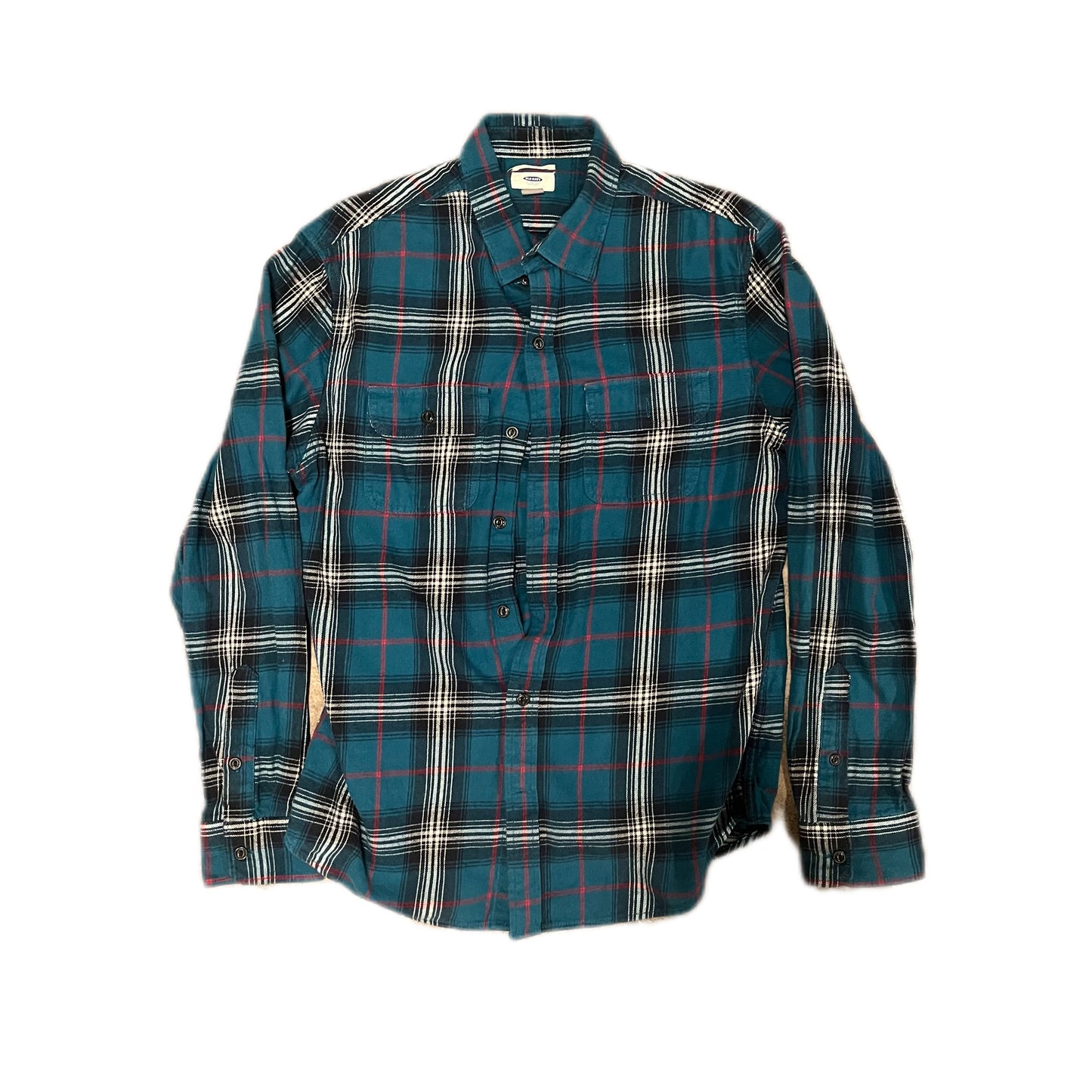 Old Navy Green Vintage Flannel