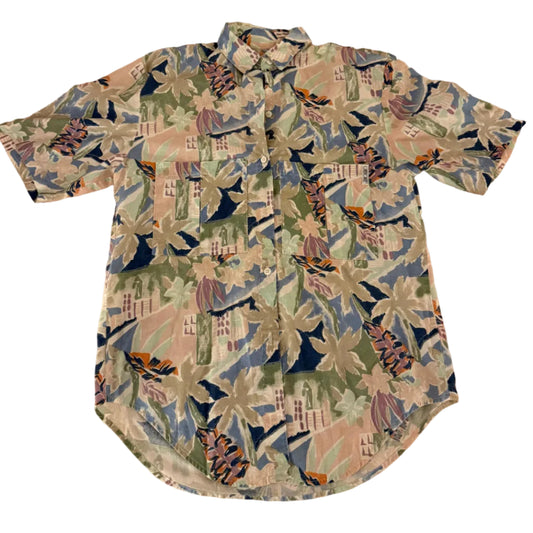 Multi-color Beach Vintage Flannel