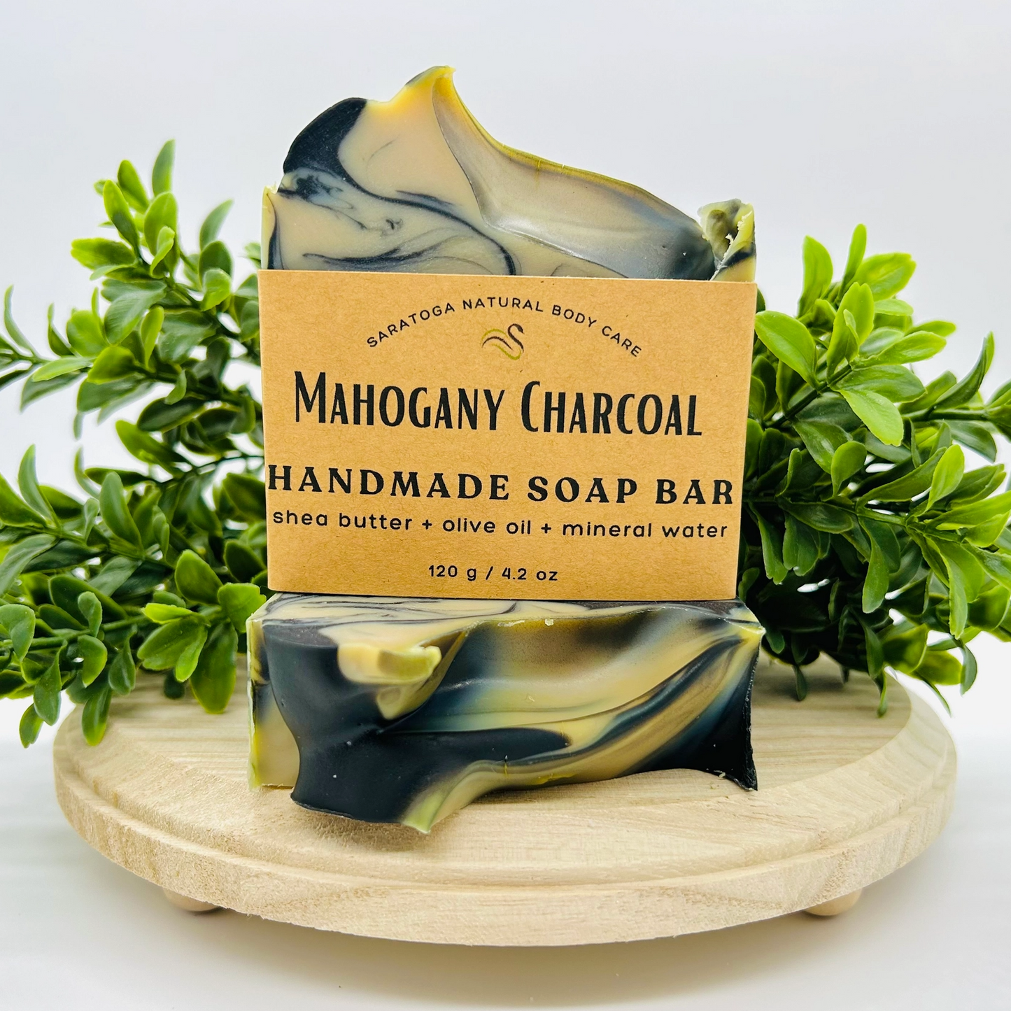 Mahogany Charcoal Handmade Soap Bar