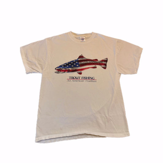 Trout Fishing Vintage Tee