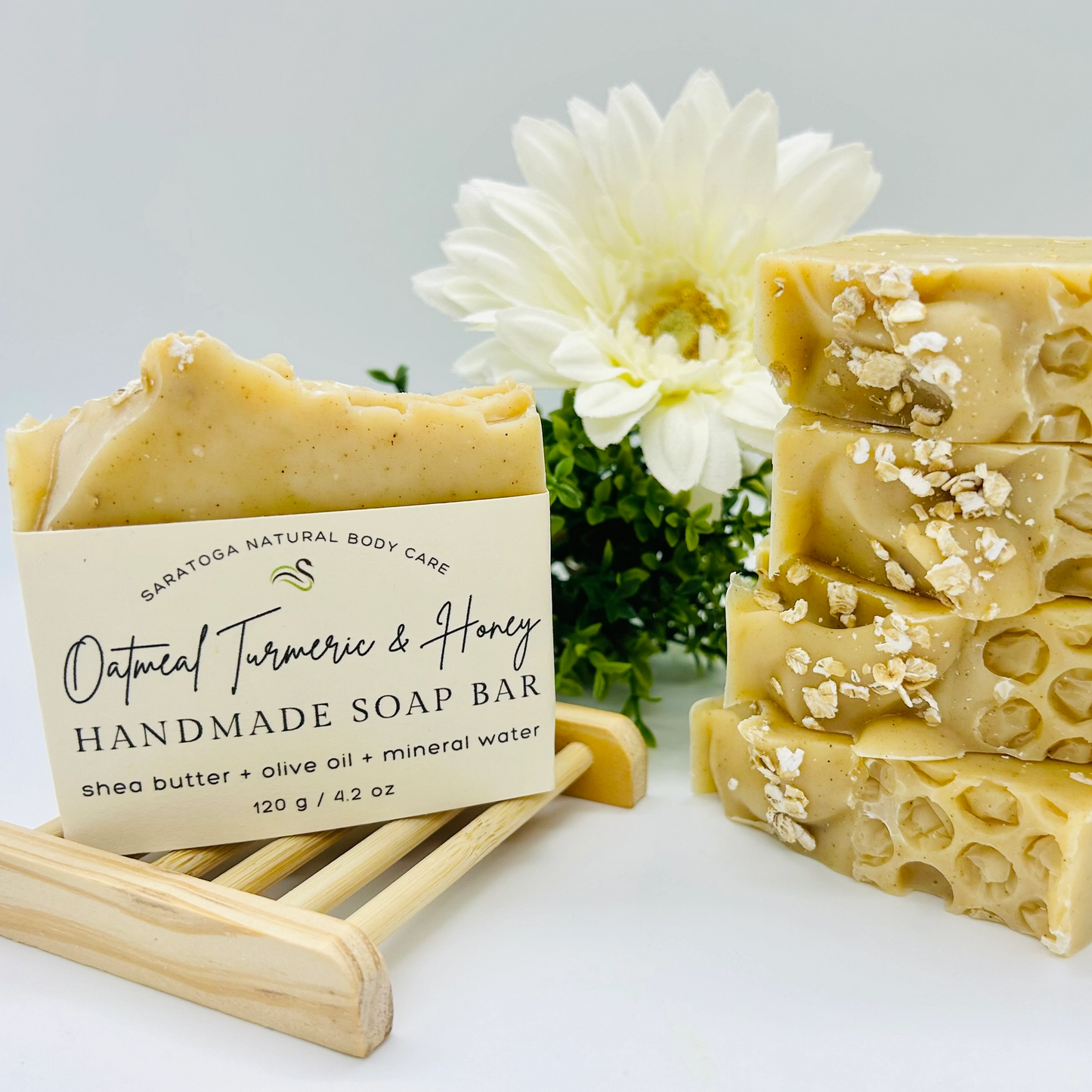 Oatmeal Turmeric & Honey Handmade Soap Bar