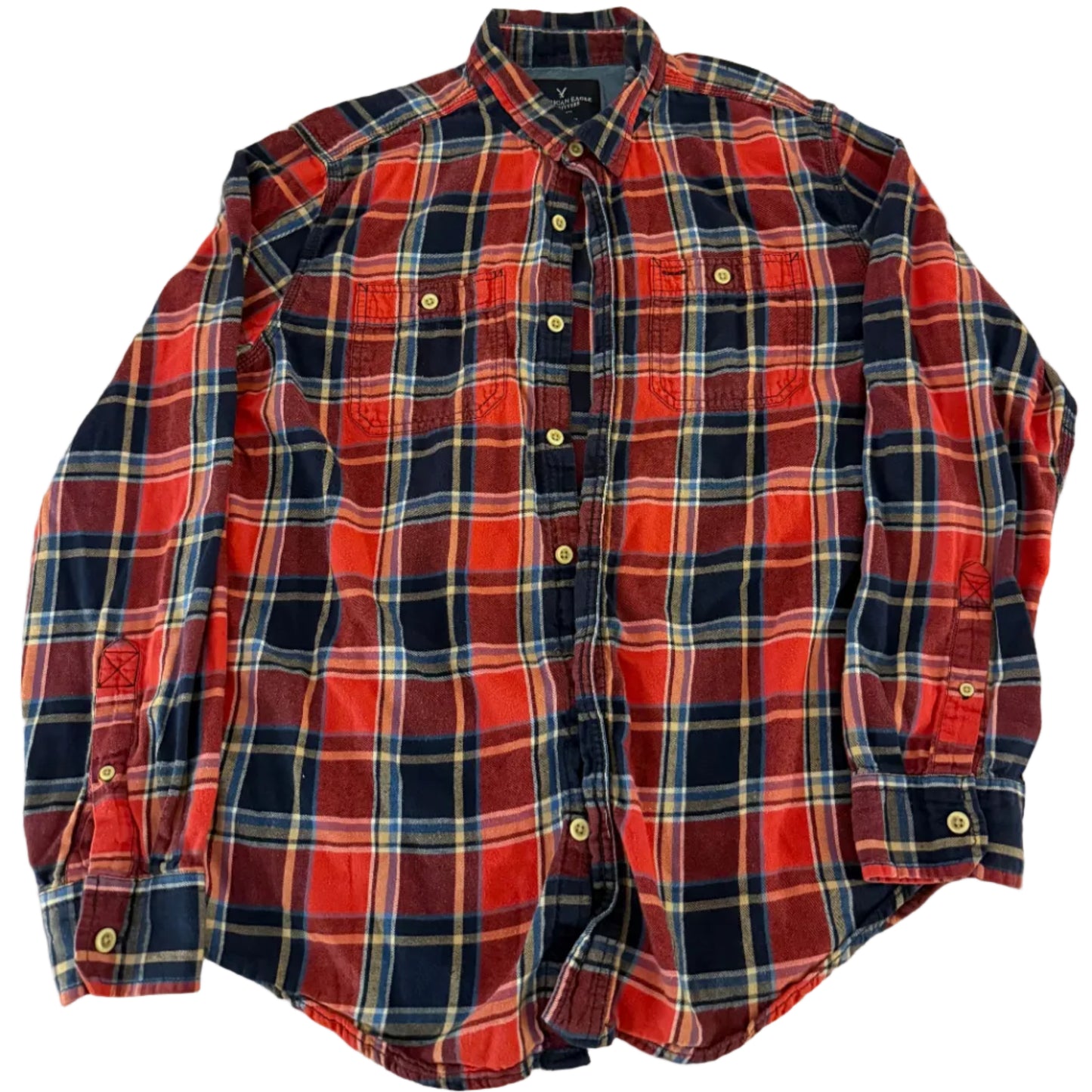Red&Blue Vintage Flannel