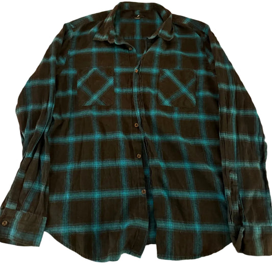 Dark Green/Black Vintage Flannel