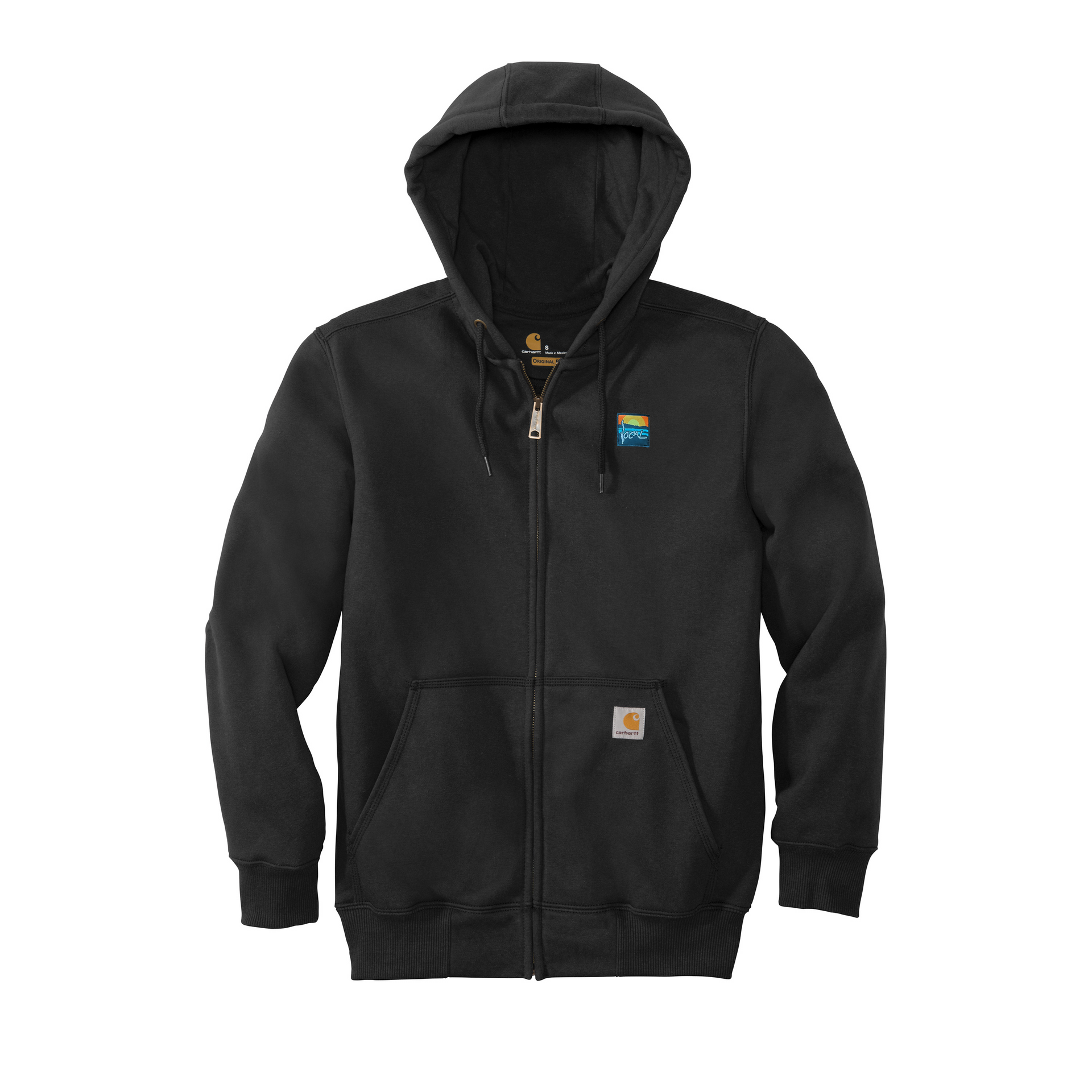 波*平様 カーハート ジップアップ パーカー フード ブラックRainDefen The Rain Defender® FZ Carhartt Hoodie – I Wear Local