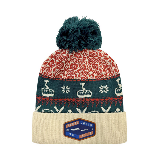 Ski Bum Pom Beanie