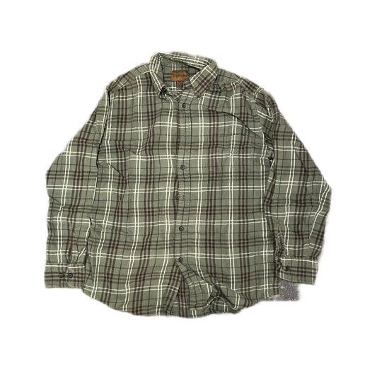 St John's Bay Green Vintage Flannel