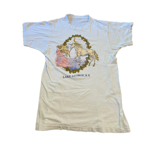 Lake George Unicorn Vintage Tee