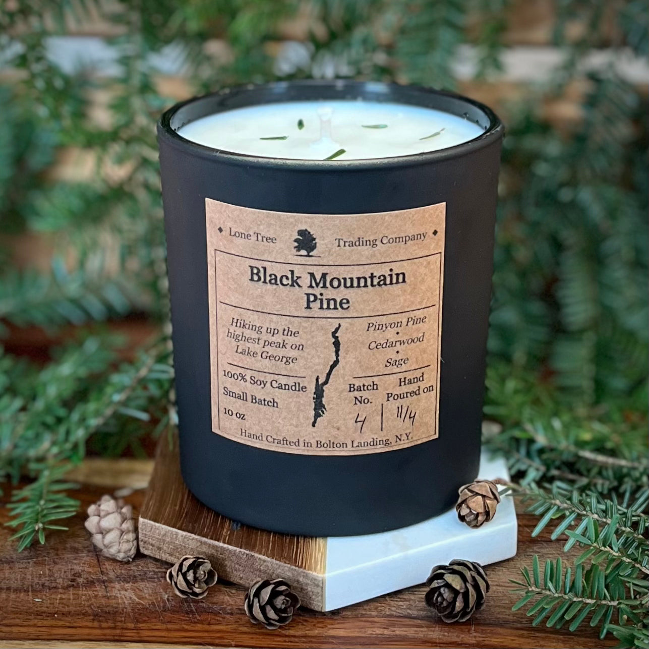 Black Mountain Pine Soy Candle