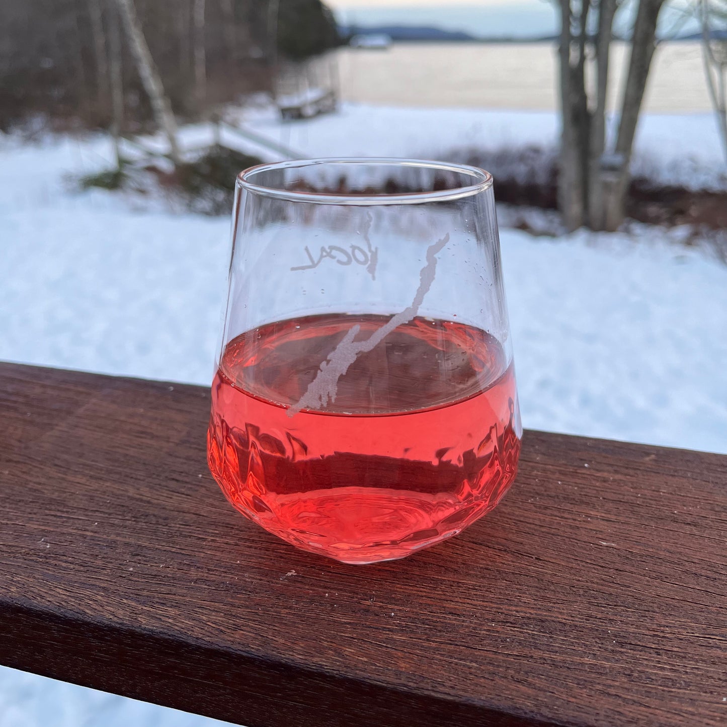 Rocky Waters Wine Glass