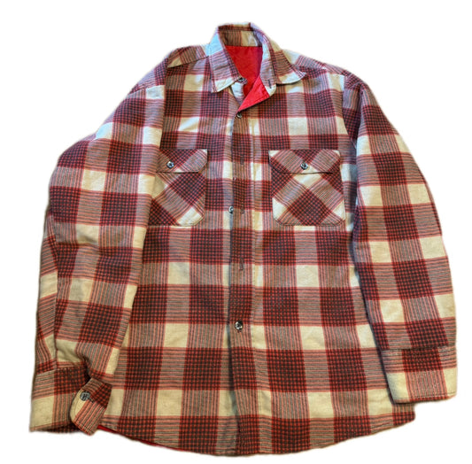 Red Insulated Vintage Flannel