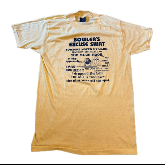 Bowler's Excuse Shirt Vintage Tee