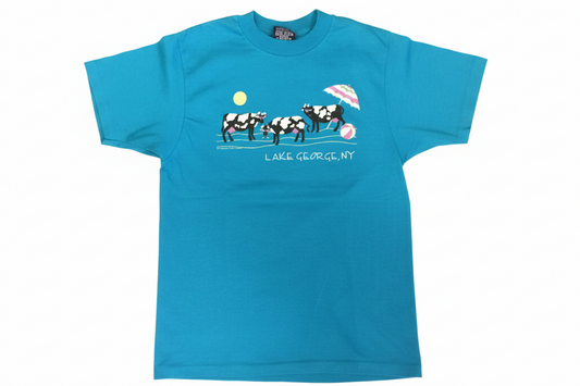 Cows of Lake George NY Vintage Tee