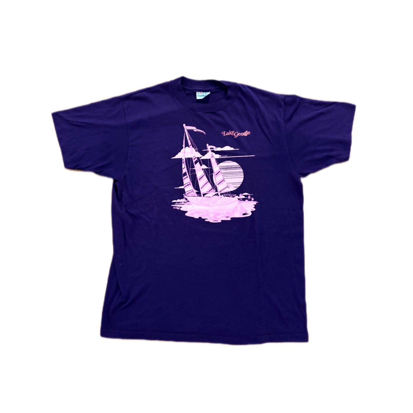 Lake George Sailboat Vintage Tee