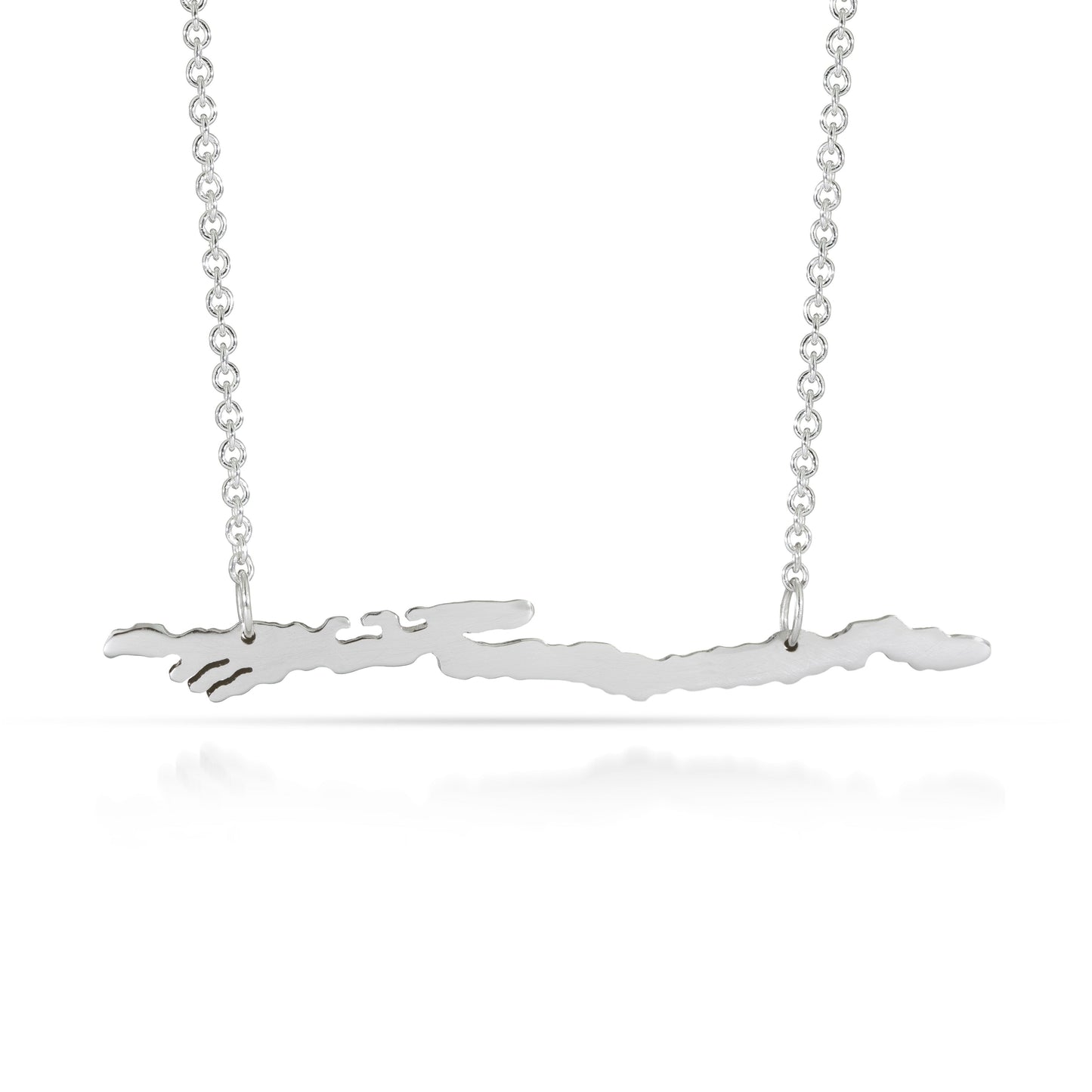 Lake George Necklace Silver