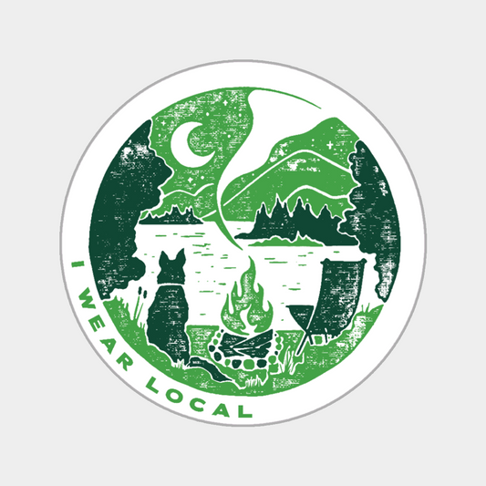 Camping Sticker