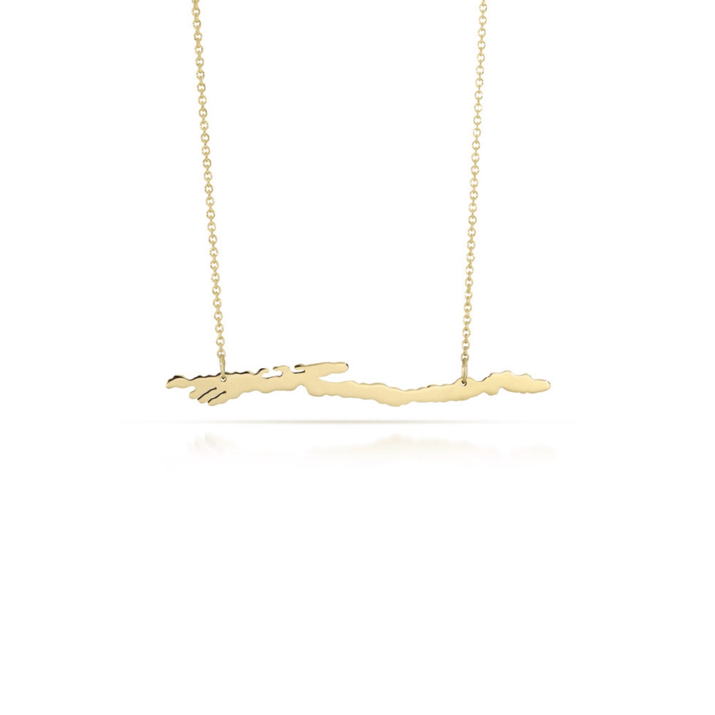 Lake George Necklace Gold