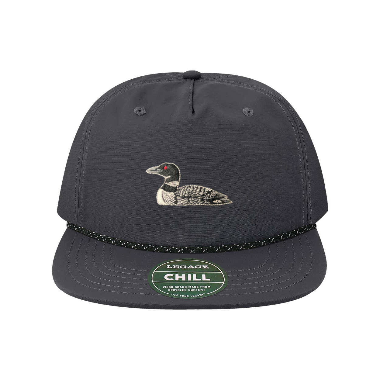 Crazy As A Loon 5 Panel Hat