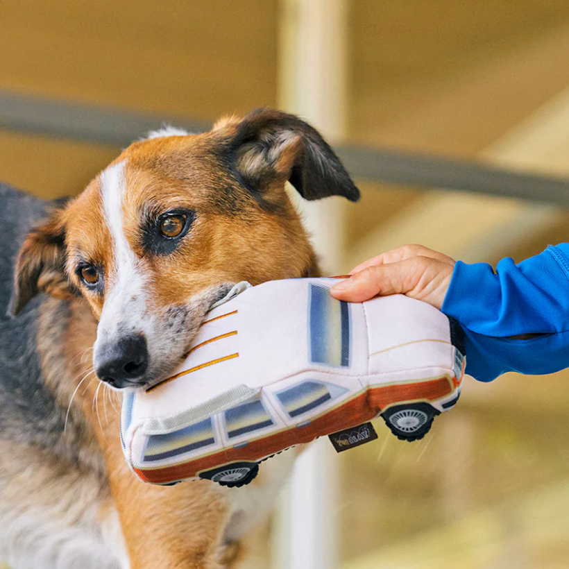 80s Classic Station Wagon Dog Toy