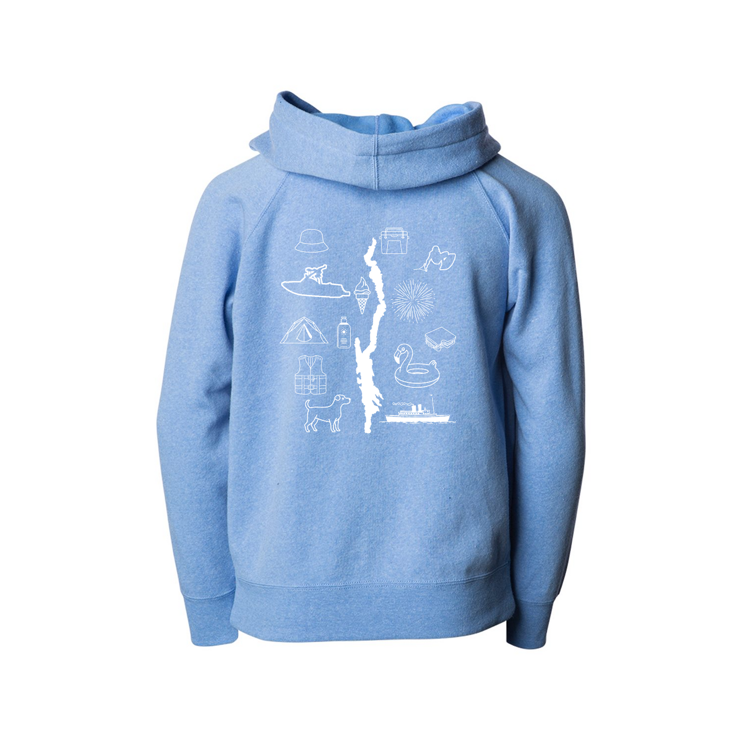 The Summertime Toddler Full Zip Hoodie