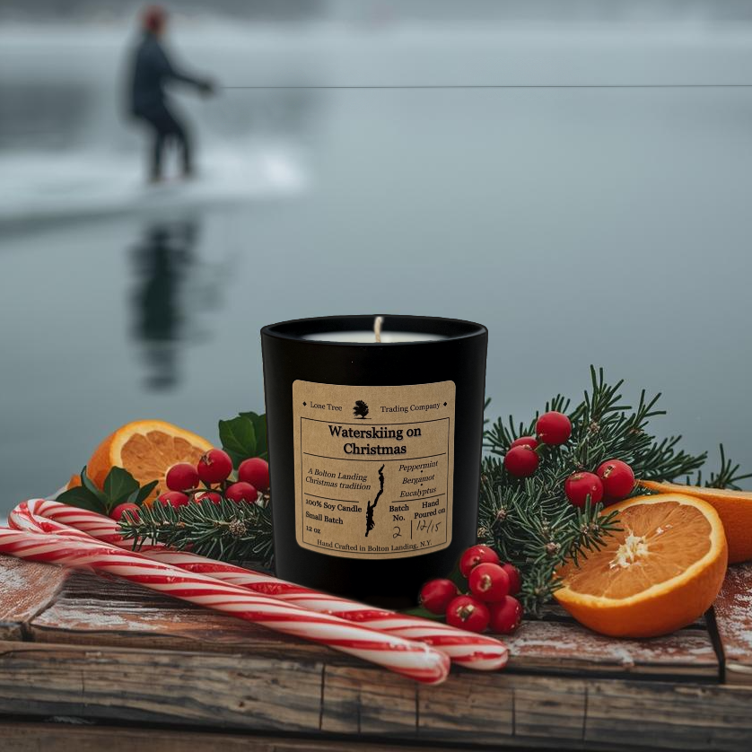 Waterskiing on Christmas Soy Candle