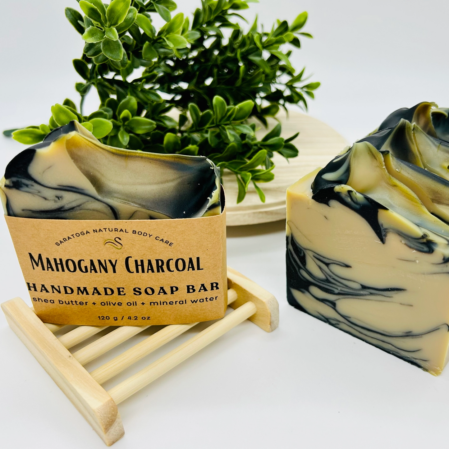 Mahogany Charcoal Handmade Soap Bar