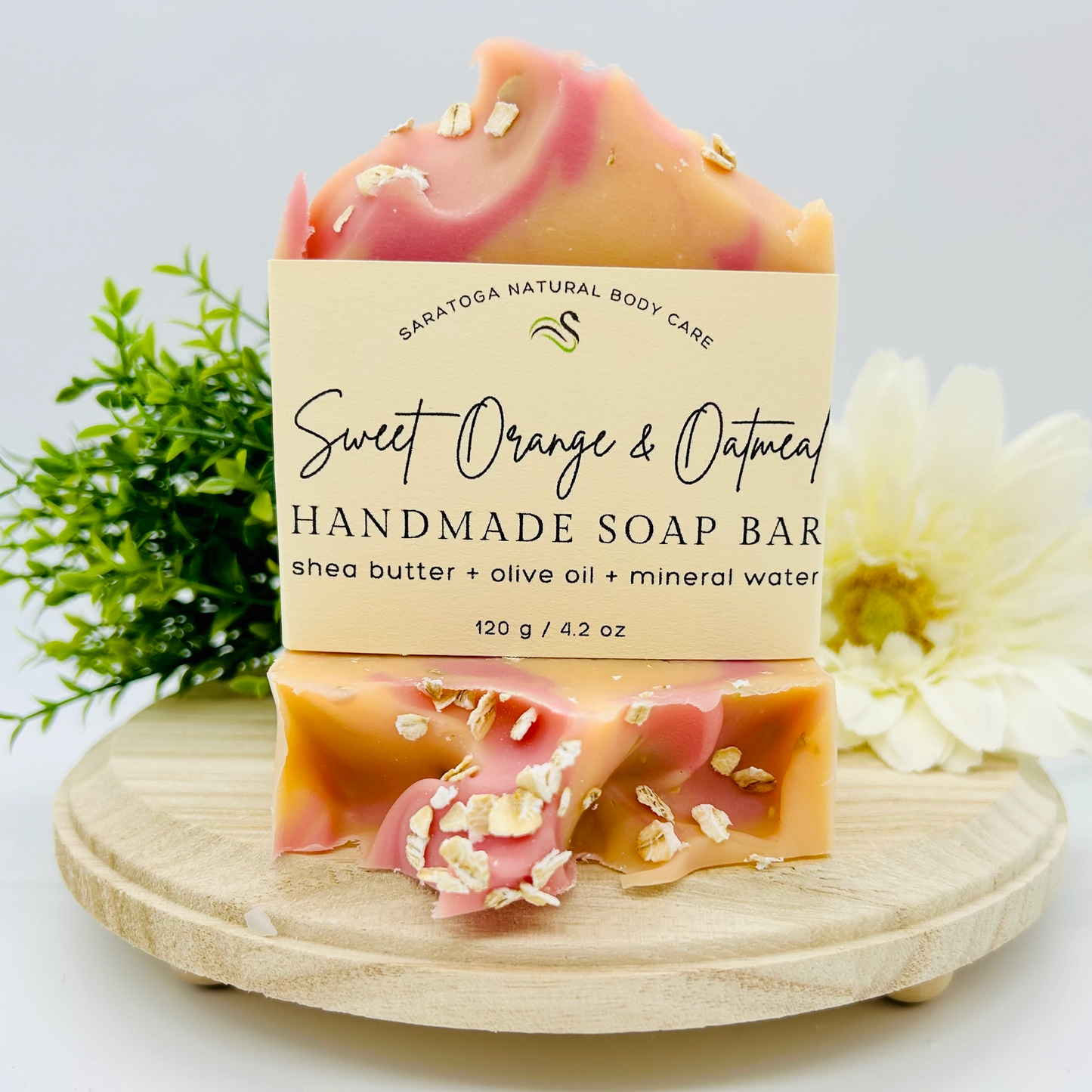 Sweet Orange & Oatmeal Handmade Soap Bar