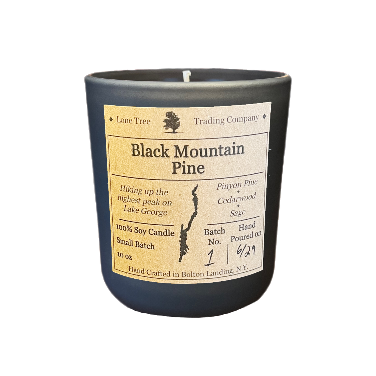 Black Mountain Pine Soy Candle