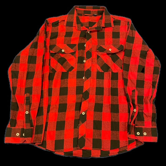 Red & Black Vintage Flannel